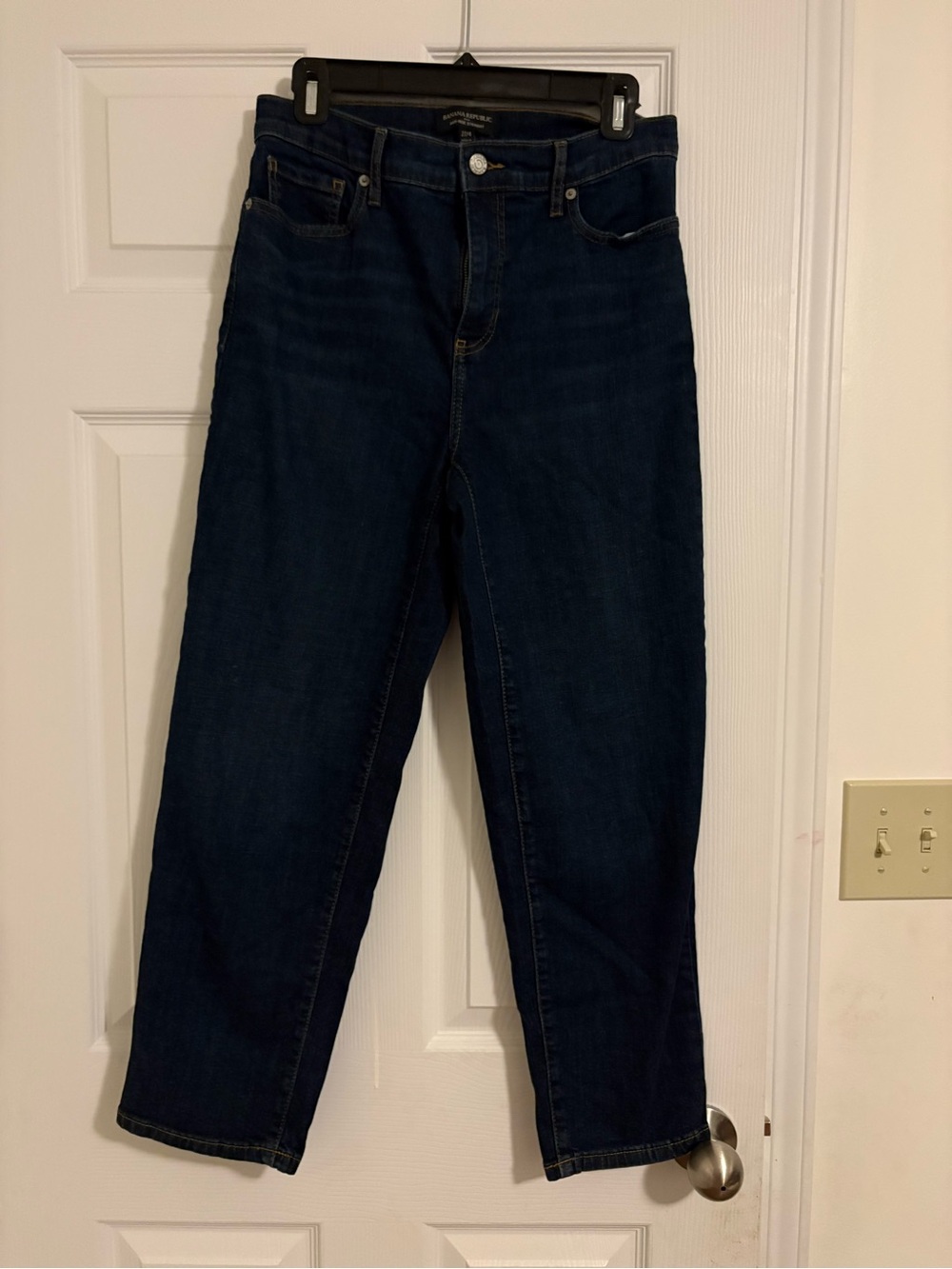 Banana Republic Dark Indigo Straight Leg Jeans
